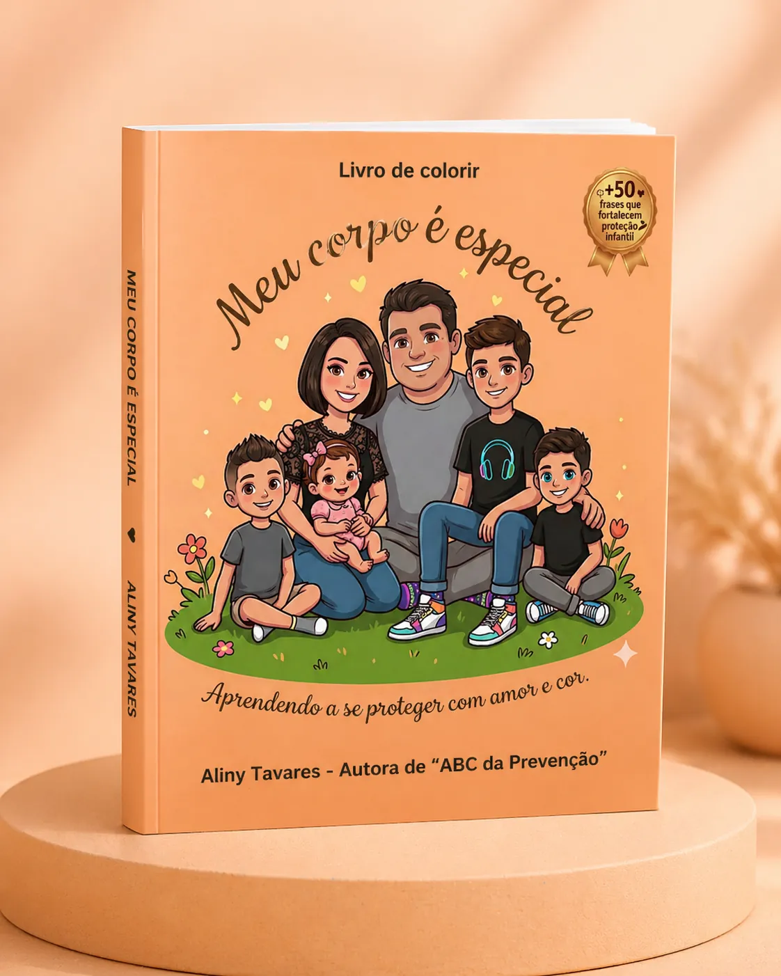 Capa do Livro de Colorir — Meu Corpo é Especial